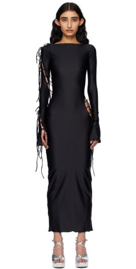 white christmas dresses Fanci Club The Thieves Evening Dress Black main image 1