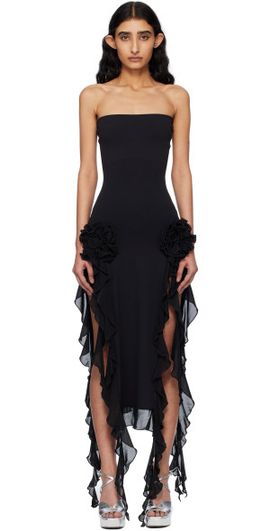 white christmas dresses CITY LIGHTS RUFFLE MAXI DRESS – AKIRA main image 0