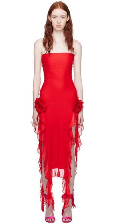 Fanc Club - Red 'The Thieves' Maxi Dress