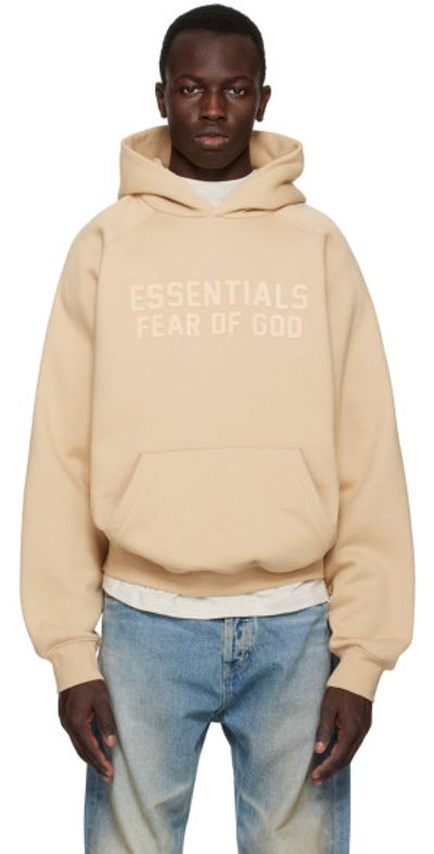 Fear of God ESSENTIALS Beige Raglan Hoodie
