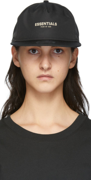 【国内即発】FEAR OF GOD Essentials ×New Era Black9Fifty Hat Fear Of God Essentials Retro Crown Black 9FIFTY Strapback