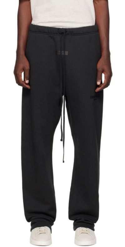 Fear of God ESSENTIALS Black Relaxed Lounge Pants