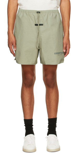 Fear of God ESSENTIALS - Green Volley Shorts