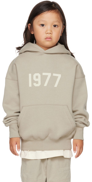 Fear of God ESSENTIALS - Kids Gray '1977' Hoodie