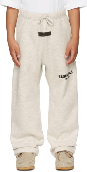 専用 Essentials Logo Lounge Pants Fear of God ESSENTIALS - Kids Off-White Logo Lounge Pants