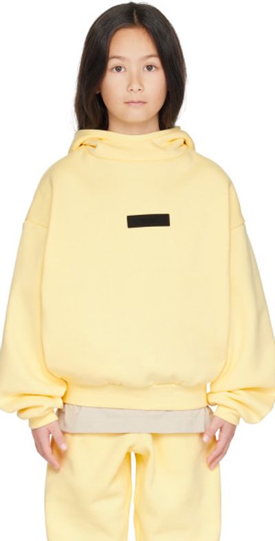 Fear of God ESSENTIALS Kids Yellow Patch Hoodie
