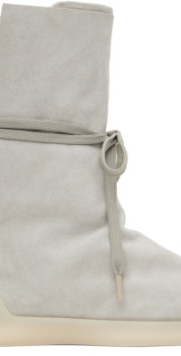Fear Of God Gray Leather Moccassin