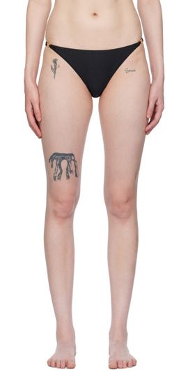 GANNI GANNI Black Emblem Bikini Bottom