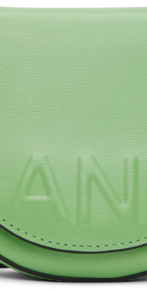 GANNI - Green Nano Banner Saddle Bag