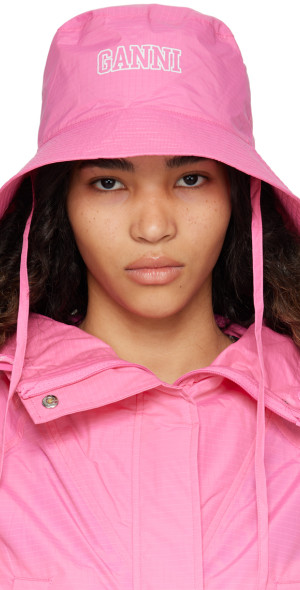 ハット GANNI Woman Hat Pink A4701 483 Ganni hat pink