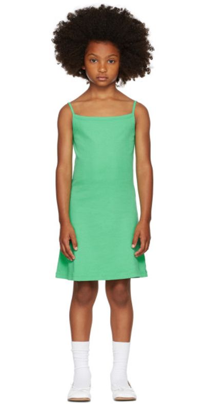 lapointe green dress LAPOINTE Satin Shirred Dress main image 0