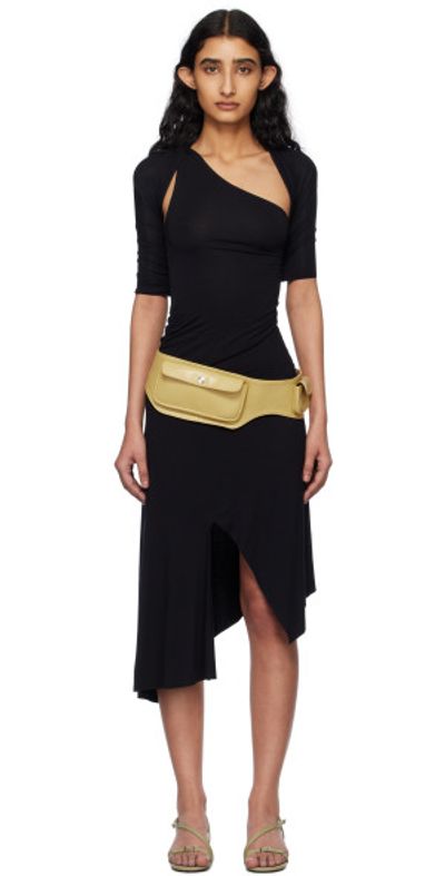 knee length dresses for ladies Lucia Midi Dress in Black