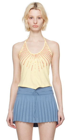 Gimaguas - Yellow Priscilla Tank Top
