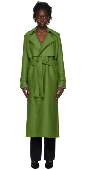 harris wharf green coat