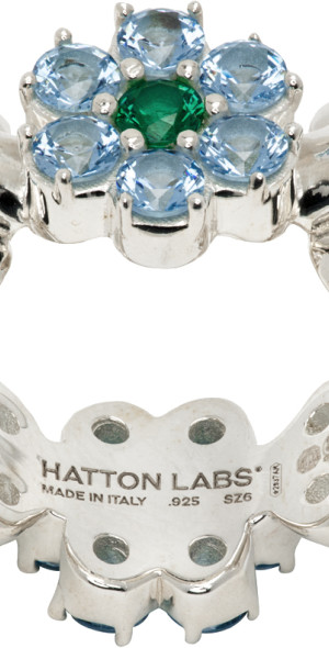 Hatton Labs - Silver & Blue Bouquet Ring