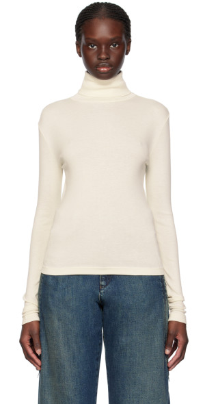 helmut lang off the shoulder top