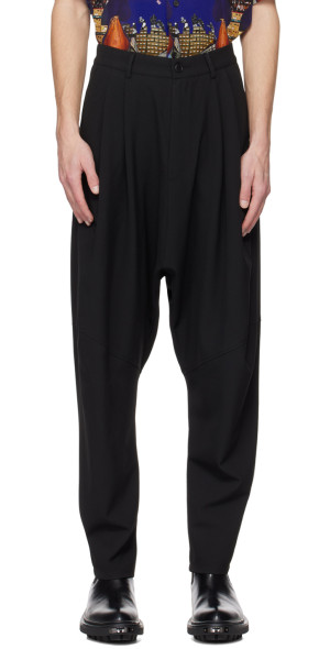 Henrik Vibskov バルーンパンツ ブラック Henrik Vibskov バルーンパンツ ワイド ブラック - メルカリ