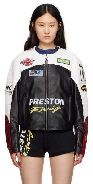 Heron Preston - Black Moto Leather Jacket
