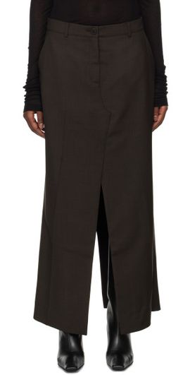 Holzweiler Holzweiler Brown Kiko Maxi Skirt