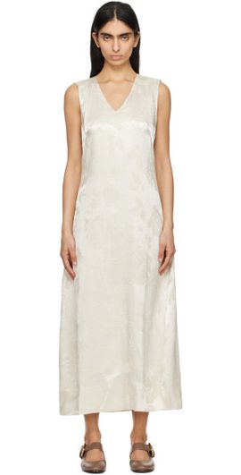 Holzweiler Holzweiler Off-White Luka Jacquard Maxi Dress