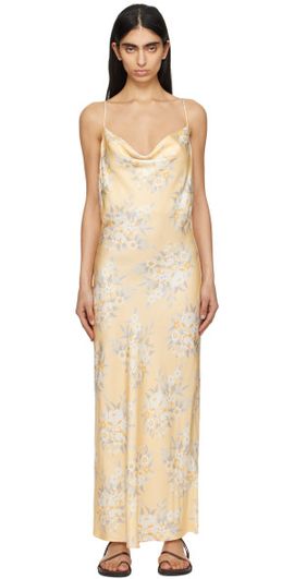 Holzweiler Holzweiler Orange Eila Print Midi Dress