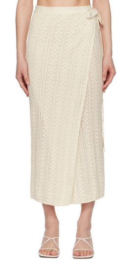 Holzweiler Holzweiler White Kelp Midi Skirt