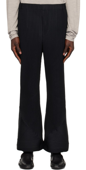 HOMME PLISSÉ ISSEY MIYAKE - Black Pleats Bottoms 2 Trousers