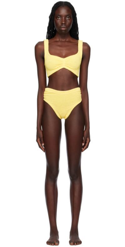 Hunza G Yellow Taylor Bikini