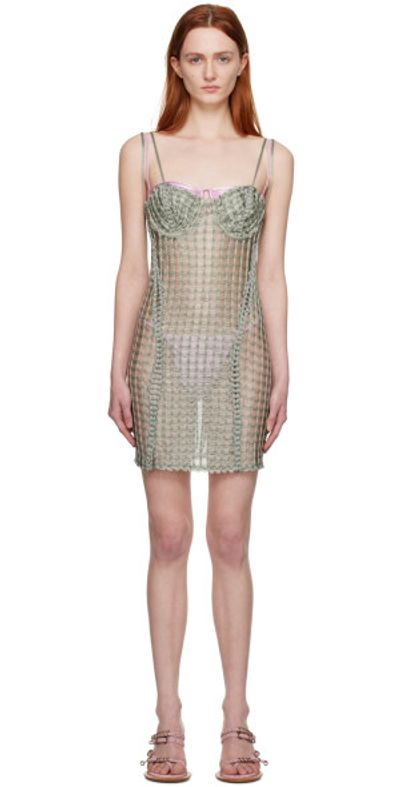 Isa Boulder - Blue Expandable Minidress