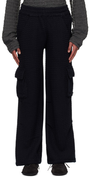 Isa Boulder - SSENSE Exclusive Black Chevron Trousers