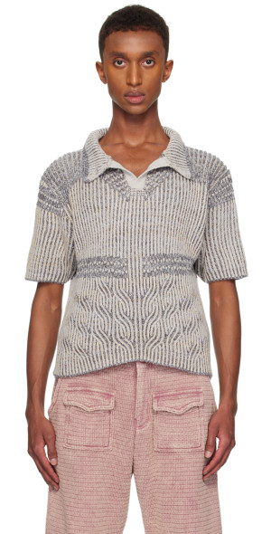 Isa Boulder - SSENSE Exclusive Blue Rover Twisty Polo