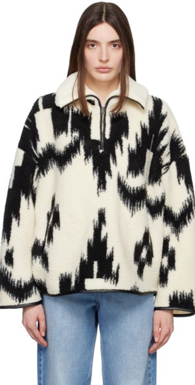 Isabel Marant Etoile Off-White Black Marner Sweater