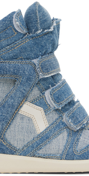 Isabel Marant - Blue Bekett Denim Sneakers