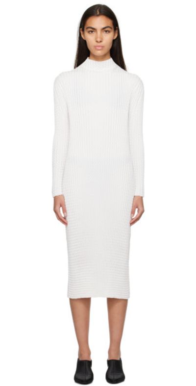 knee length dresses for ladies WAVE Dress Black  ISSEY MIYAKE EU