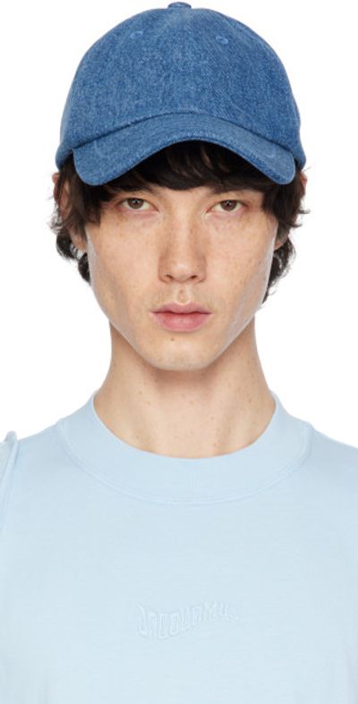 Jacquemus Vibrant Blue Hat Le Bob Artichaut Hat | Blue – Parlour X main image 3