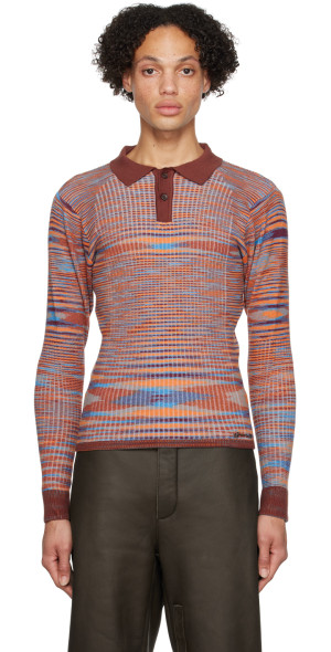 Jacquemus - Brown Le Papier 'La Robe Zucca' Polo