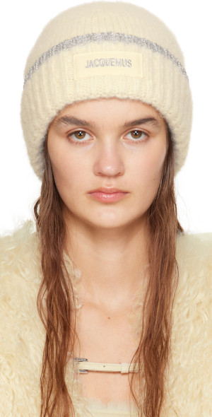 JACQUEMUS - Off-White Guirlande 'Le Bonnet Paoli' Beanie