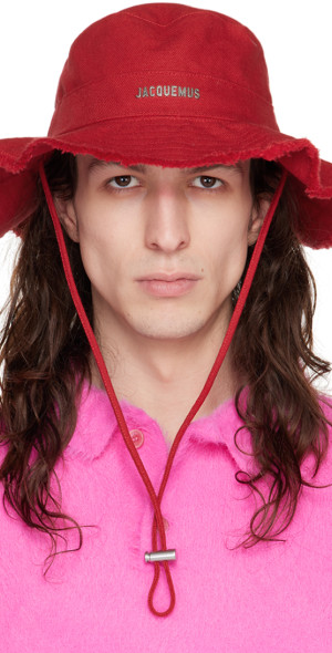 Jacquemus - Red 'Le Bob Artichaut' Bucket Hat