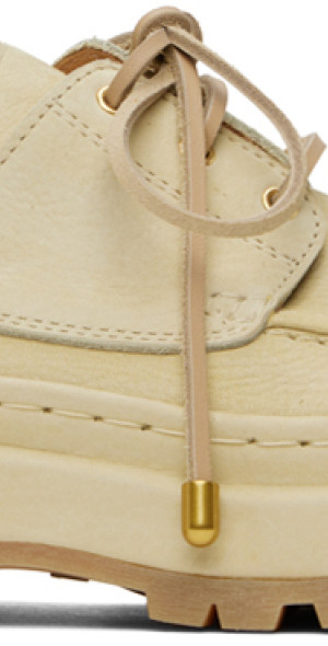 JACQUEMUS - Yellow Les Sculptures 'Les Bateau Pavane' Boat Shoes
