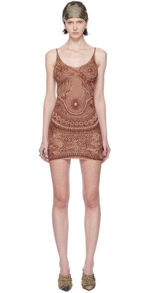Jean Paul Gaultier - Brown Soleil Minidress