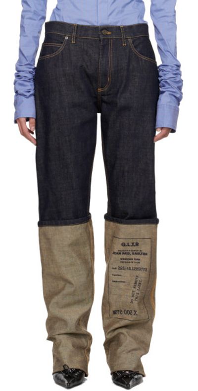 Jean Paul Gaultier Jean Paul Gaultier Indigo 'The Cuff' Jeans