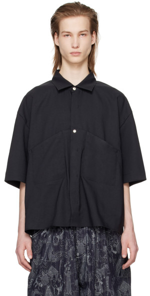 JieDa JieDa 24AWTWEED ZIP SHIRT