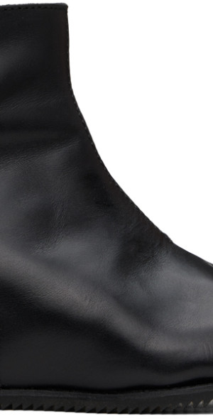 Julius - Black Hidden Heel Boots