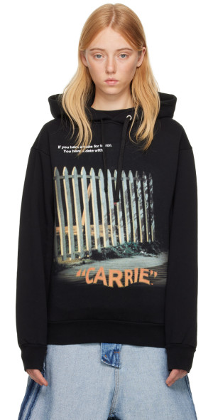 JW Anderson - Black Carrie Gate Hoodie
