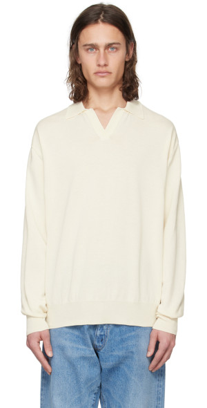 トップス ZANONE White cotton skipper knit KAPTAIN SUNSHINE - Off-White Skipper Polo