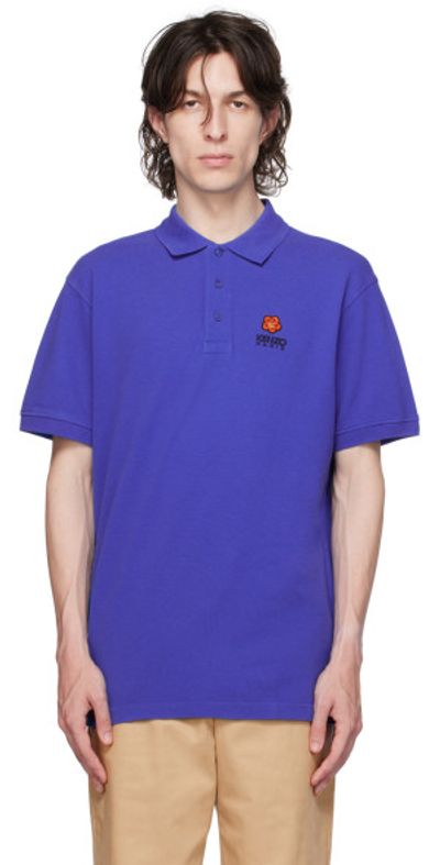 Kenzo Kenzo Blue Kenzo Paris 'Boke Flower' Polo