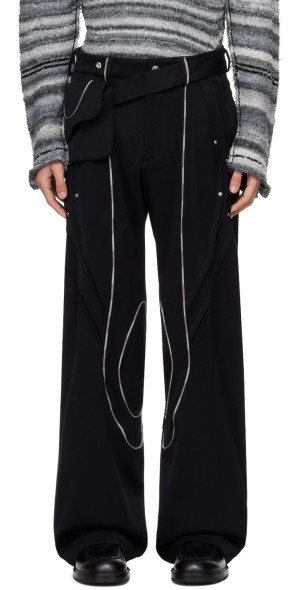 Kiko Kostadinov - Black Chalice Trousers
