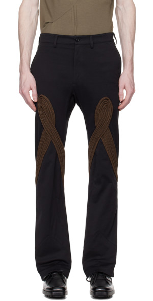 Kiko Kostadinov - Black Deultum Trousers