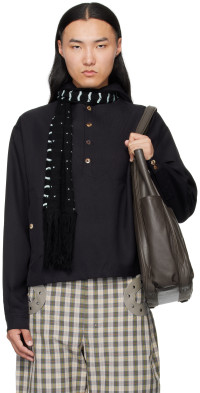 小物 Kiko Kostadinov MERLI SCARF Kiko Kostadinov - Beige & Blue Merli Scarf