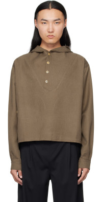 Kiko Kostadinov - Black & Khaki Merli Scarf